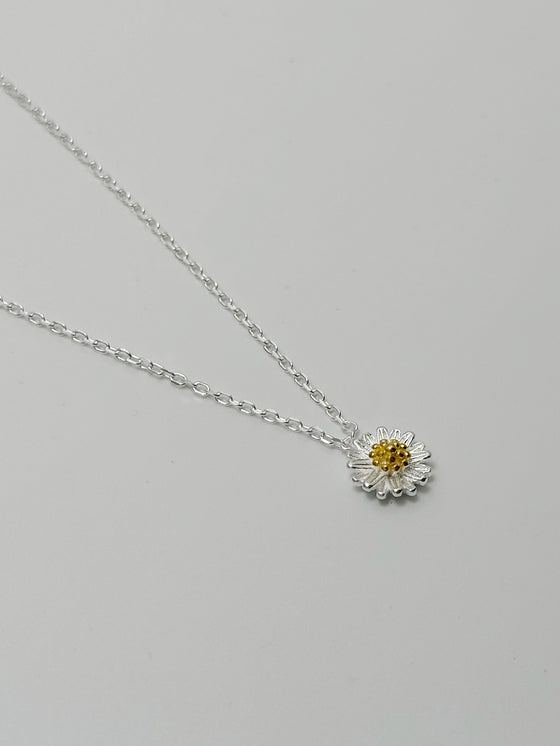 Korean-style little daisy in spring necklace