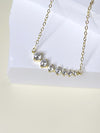 Gold Luxe Smiling Diamond Necklace