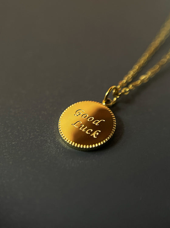 Gold Good Luck Necklace