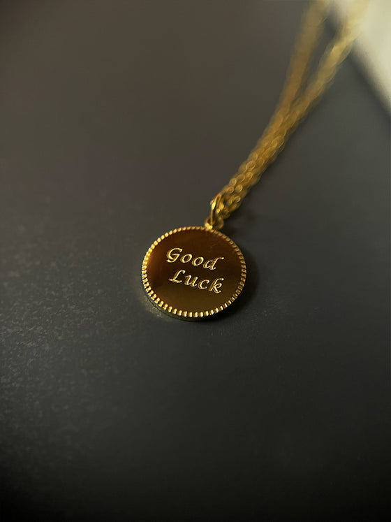 Gold Good Luck Necklace