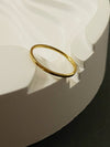 Gold Polished Ultra-Fine Minimalist Ring