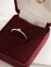 Golden Beanie Arm Diamond Ring